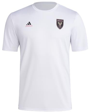Adidas Inter Miami CF T-Shirt à Manches Courtes pour Homme, Blanc, M
