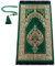 Prien Gebetsteppich Muslim mit Tesbih | Seccade mit Gebetskette | Gebetsmatte Islam für Frauen | Islamische Teppich Geschenke Set für Männer | Prayer Mat Geschenk Gebet Ramadan Namazlik (Grün)