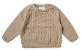 Stellou & friends Strickpullover für Jungen und Mädchen I Hochwertige Baby-Kleidung aus 100% Baumwolle - in diversen Farben erhältlich