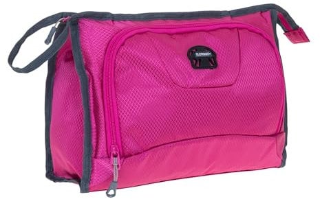 Kulturtasche Washbag groß Damen Herren Elephant Trainer Large Kosmetiktasche Travel Reise Tasche Beautycase Kulturbeutel 4 L 1240 Auswahl + Beutel (Pink Berry (rosa))