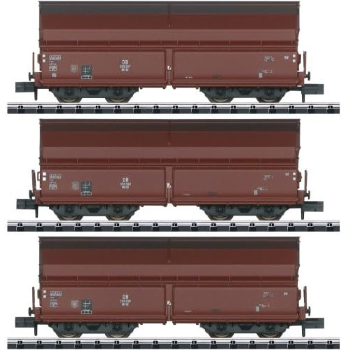 Minitrix 18270 N 3er Set Selbstentladewagen Kkt-62, DB, Ep.III
