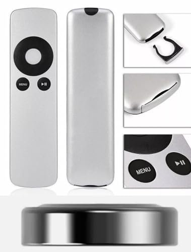 Replacement Remote Control compatible with an Apple TV 1st, 2nd, 3rd, 4th Gen Devices. 1x CR2032 Battery which is included