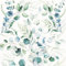 ANLIKY-Pro Papier peint autocollant motif feuilles vertes blanches, 44X300CM film décoratif amovible pour meubles