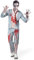 Joellfuner Disfraz de Estudiante Zombie para Hombre, Halloween Terror con Corbata, Camisa y Pantalón (L)