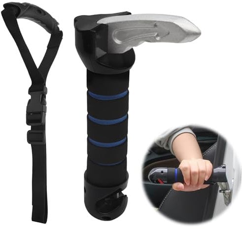 DAWRIS Car Handle Assist for Elderly, Car Grab Handle Car Door Handle, Multifunction 3 in 1 Handle Car Door Latch Handle for Seniors and Handicapped, Aids for Getting in and out of Cars