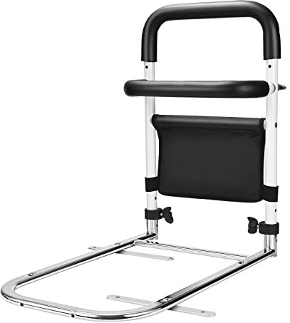 Helangel Barandilla Cama Adulto,Barrera de Cama Plegable con una Llave Barrera de Seguridad para Adultos, Barrera de Cama para Dormitorio, Barrera anticaída para Camas