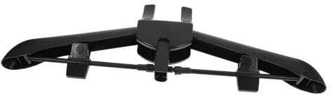 Zerodeko Tendedero para Ropa Perchas De Pared para Ropa Tendedero De Tela Percheros para Colgar Ropa Estante De Vapor De Ropa Accesorios para Colgar Planchas a Vapor El Plastico Black
