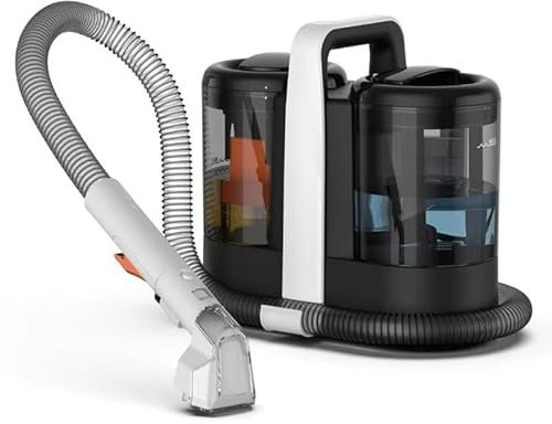 Limpiador de alfombras portátil, limpiador doméstico, máquina de limpieza multifuncional, diseño de tanque de agua doble con mango, máquina limpiadora de manchas de sofá, limpieza de tapicería, para