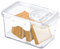 Paneras para el mostrador de la cocina, caja de almacenamiento de pan, caja hermética | organizador de almacenamiento de alimentos, almacenamiento de pan, soporte para sándwich para encimera de cocina
