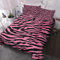 PDSYCB Bettwäsche Zebra Streifen Weicher Microfaserstoff, Bettwäsche Set Rosa Leoparden Allegigeignet kein Verblassen, Bettbezug für Doppelbetten Für Kinder Jungen Mädche 135x200cm