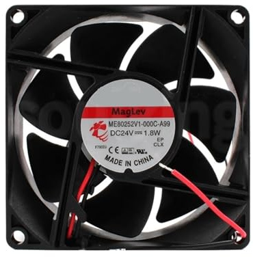 Ventilador inversor ME80252V1-000C-A99 8025, 24 V, 1,8 W, 80 x 80 x 25 mm
