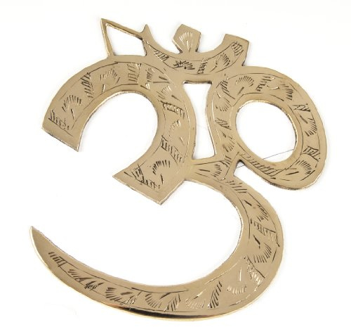 Berk FS-097 Meditations-Zubehör - Om-Wandsymbol, Messing, 17 cm