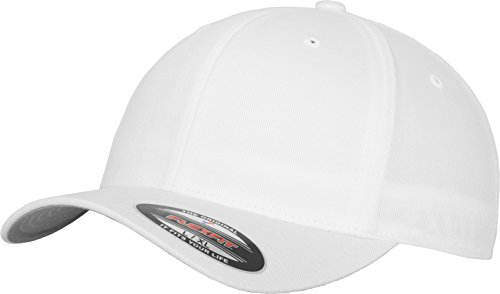 Flexfit Unisex 6277-Flexfit Wooly Combed Flexfit Wooly Combed, white, XS/S