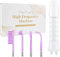 High Frequency Facial Wand,Portable Handheld High-Frequency Facial with 4 Argon Sticks - Violet (4 Violet Tubes)