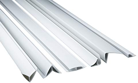 Zubehör für PVC Paneele Bretter Platten Wandverkleidung PP10 PP16 PP25 weiß, Modelle:PPA - Außenecke
