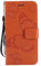 DENDICO Cover per iPhone SE 2020 / iPhone 8 / iPhone 7 4.7, Pelle Portafoglio Custodia per iPhone 7 / iPhone 8 Custodia a Libro con Funzione di appoggio e Porta Carte di Credito - Arancia