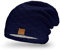 Mikos * Damen Frauen Herren Mütze Winter Strickmütze Wintermütze Gefütterte Beanie Unisex (654) (Blau)