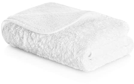 Graccioza Egoist Handtücher Badetuch (71.1x139.7 cm, weiß), 100% ägyptische Gizeh-Baumwolle, 800 g/m² – eleganter Körper und Gesicht, luxuriöse Badetücher – weiche Badetücher, hergestellt in Portugal