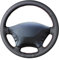 MEWANT Hand Nähen Echtes Leder Auto Lenkradhülle Lenkradbezug für W639 Viano 2006-2011 / Vito 2010-2015 / für Crafter 2006-2016