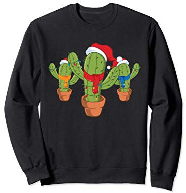 Kaktus Weihnachten Weihnachtsbaum Kakteen Geschenk Kaktus Sweatshirt