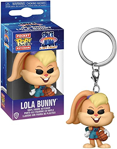 Funko Pop! Keychain: Space Jam 2 - Lola Bunny - Neuartiger Schlüsselanhänger - Vinyl-Minifigur Zum Sammeln - Strumpffüller - Geschenkidee - Offizielle Handelswaren - Movies Fans - Minifigur