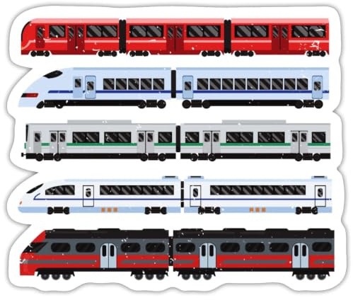 Züge Design für Zugliebhaber Lokomotive Sticker Aufkleber