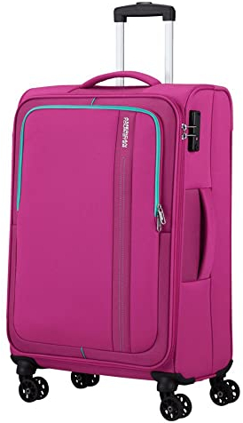 American Tourister Sea Seeker - Spinner S, Handgepäck, 55 cm, 36 L, Rosa (Deep Fuchsia)
