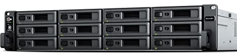 Synology RS2423+ 12-bay/AMD Ryzen V1780B/8GB DDR4/12 x 3.5 Hot-Swap/1x10GbE/2x1GbE/2xUSB 3.2/3Fan/RAID 0.1.5.6.10.Hybrid/3Y