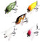 OriGlam 5pcs Zikade Angeln Köder Haken Zikade Simulation Fisch Köder Realistische Zikade Köder Fisch Köder