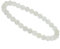 ELEDORO Stretch Armband aus echten Edelstein-Perlen (6mm) – Perlenarmband für stilvolle Eleganz (Mondstein weiß)