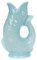 Gurgly Iconic Duck Egg Glug Jug Small 23cm 750ml – Fish Water Jug, Decorative Fish Vase, Ornament, Carafe