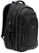 budmil Lynsey Schulrucksack für Jungen und Mädchen 45L - für Teenager Kinder ab Klasse 5 - wasserabweisend - Rucksack mit Laptopfach & 4 Fächer & belüftete Rückseite (Schwarz)