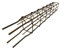 Generisch Verstärkter Mattenkorb Steckbar Q188 1m + 4 Stangen 10mm A 100-300mm B 100-300mm