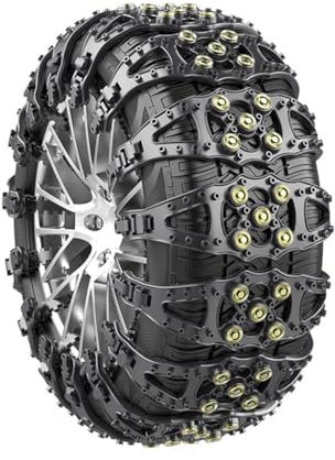 BGZQBHAP Auto Schneeketten für Hyundai ioniq 5 2021-2025,Anti Rutsch Reifenketten Notfall Anfahrhilfe Snow Chains Langlebige Rutschfestes Zubehör,A1-Black