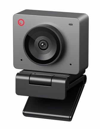 OBSBOT Meet SE 1080P@100 FPS Webcam para PC con sensor de 1/2,8, AI Framing y Autofocus, Modo Belleza, Ligera, Control por Gestos, Staggered HDR, Webcam para Streaming, Reuniones, Gaming (Space Grey)