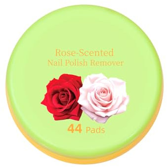 Nail Varnish Remover Pads - 44PCS Nail Polish Remover Pads in Box - Quickly & Easily Removes Gel Nail Remover Natural Ingredients - Nail Wipes for Gel Polish, Easy to Carry (Green)