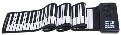 Multifunktionales Klavier mit 88 Rollen, faltbar, tragbar, elektronisches Musikinstrument für Anfänger, Kinder, Erwachsene, faltbar, tragbar, elektronisch