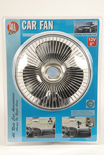 All Ride 871125272229 Ventilatore, 12V, con ventosa