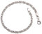 Königskettearmband 3mm Breite, vierkant - 925 Silber, Länge 22cm