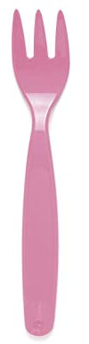 Harfield 17cm Polycarbonate Plastic Fork Pink (Pack of 10)