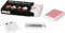 JUEGO - Burraco Display I 2 Mazzi Da 54 + 2 Carte Originali Burraco I 100% Plastica I Carte Da Gioco Juego I Professionali E Resistenti - Nero