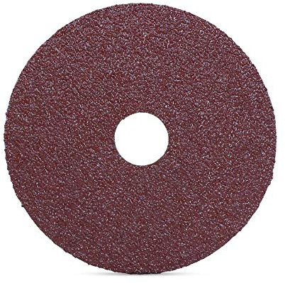BHA Aluminum Oxide Resin Fiber Sanding and Grinding Discs, 4.5” x 7/8”, 120 Grit - 25 Pack