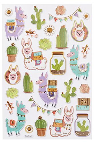 Hobbyfun HOBBY-Design Sticker Lama, 21 x 14 cm