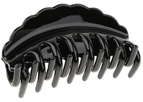 Baoblaze Femme Fille Pince Cheveux Crabe Papillon Strass épingle Barrette (ou) 4.13''x1.89 '', Noir