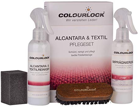 COLOURLOCK Alcantara & Textil Pflegeset, reinigt und imprägniert schonend Alcantara, Microfaser und Naturfaser