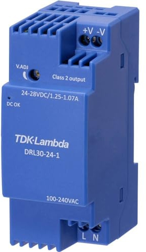 TDK-Lambda DRL30-15-1 Hutschienen-home charger (DIN-Rail) 15V 1.68A 25.2W Inhalt 1 pc(s)