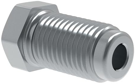6x Verschraubung 3/8 x 24 für Bremsleitung 4,75 mm Bördel F Typ F Profi Verbinder DIN/ISO 1651 konform
