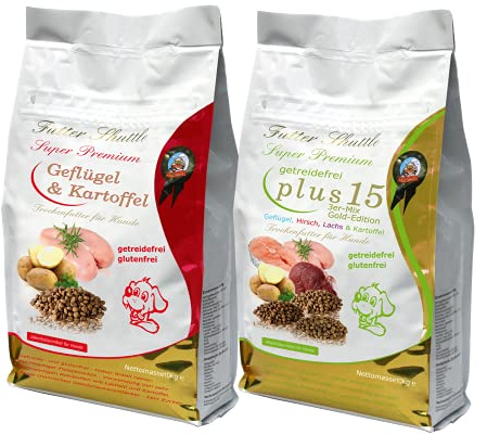 Sparpaket getreidefreies Hundefutter trocken. 20kg. Getreidefreies Hunde Trockenfutter der Extraklasse. 2x10kg Sparpaket