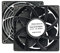 2-Pack 120mm 12V DC 12038 120mm x 38mm 4.72inch High Speed Dual Ball Bearing 4Pin Antminer Fan PWM High CFM Brushless PC Computer CPU Case Ventilation Exhaust Fan with Metal Guard Grill 3000-5000RPM