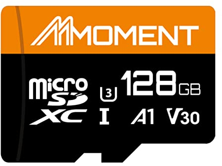 MMOMENT Micro SDXC Card for Nintendo-Switch, A1, UHS-I, U3, V30, Class 10 Compatible, Read Speed Up to 95 MB/s,Write Speed Up to 45 MB/s, SD Adapter Included (128GB, Orange High Speed - A1, U3, V30)